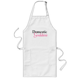 "Domestic Goddess" Apron Långt Förkläde