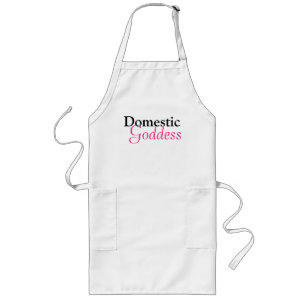 "Domestic Goddess" Apron Långt Förkläde