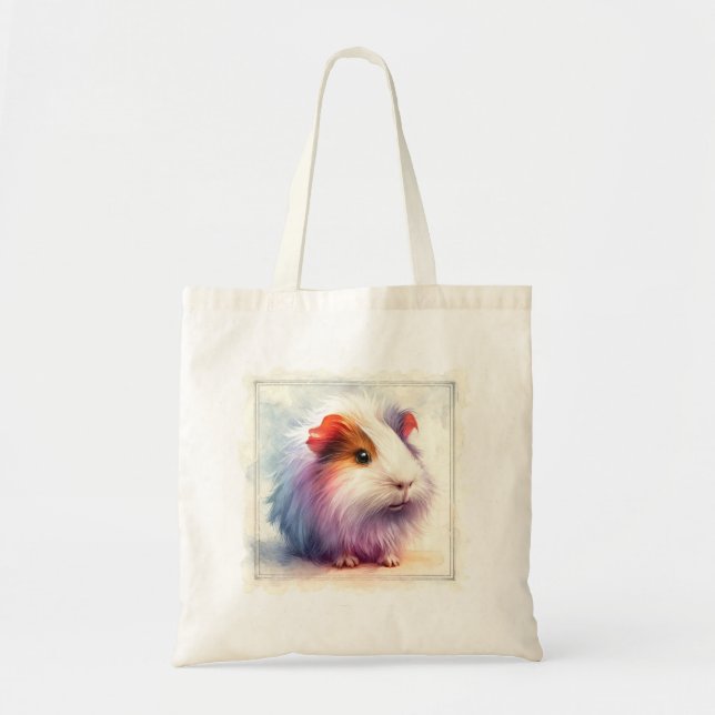 Domestic Guinea Pig AREF401 - Watercolor Tygkasse (Framsidan)