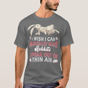 Domestic Magic Rabbit Animal Lagomorph Funny Pet T Shirt