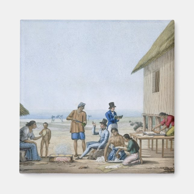 Domestic ockupation, Agagna, Guam, Filippinerna, f Magnet (Framsidan)