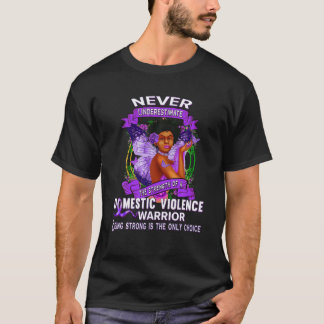 Domestic Våldsamhetens medvetande Överlevande stop T Shirt