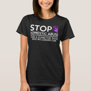 Domestic Våldsmedvetenhet Stoppa Domestic T Shirt