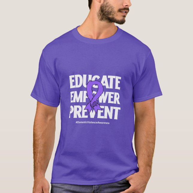 Domestic Violence Awareness 2024 T Shirt (Framsida)