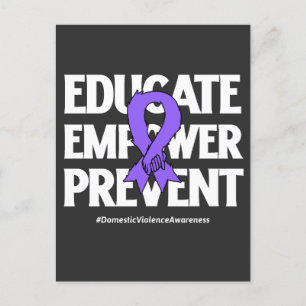Domestic Violence Awareness 2024 Vykort