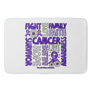Domestic Violence Awareness - Fight kärlek Survor Badrumsmatta