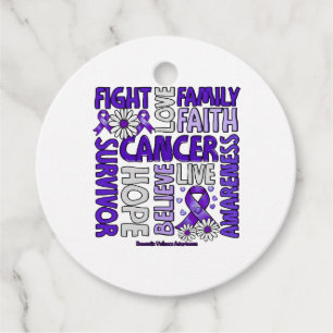 Domestic Violence Awareness - Fight kärlek Survor Gåvor Etiketter