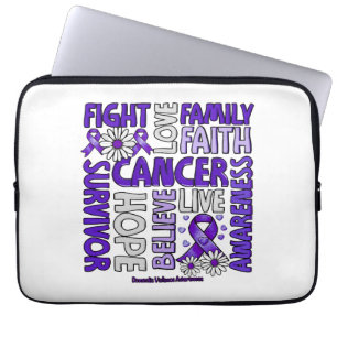 Domestic Violence Awareness - Fight kärlek Survor Laptop Fodral