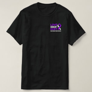 Domestic Violence Awareness - Kärlek borde inte O T Shirt