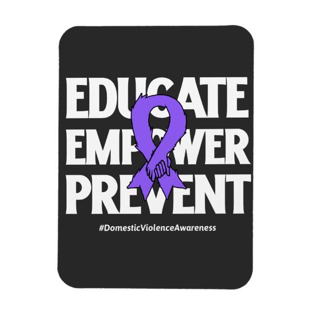 Domestic Violence Awareness Magnet (Vertikal)