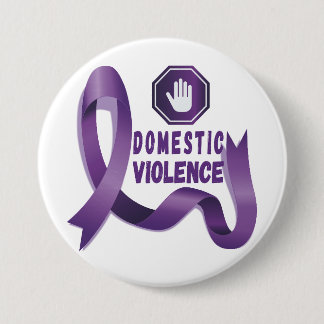 Domestic Violence Awareness Månad Knapp