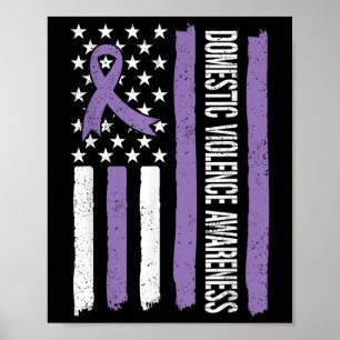 Domestic Violence Awareness Månad Poster