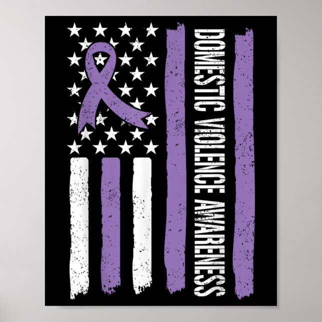 Domestic Violence Awareness Månad Poster (Framsidan)