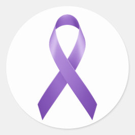 Domestic Violence Awareness Ribbon Sticker Runt Klistermärke
