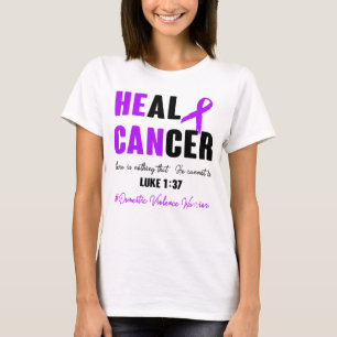 Domestic Violence Awareness Ribbon Support-gåvor T Shirt