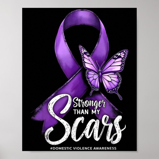 Domestic Violence Awareness Stop Domestic Viol Poster (Framsidan)