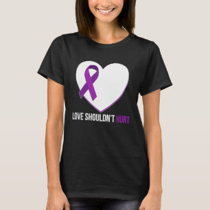 Domestic Violence Awareness Survivor Heart T Shirt