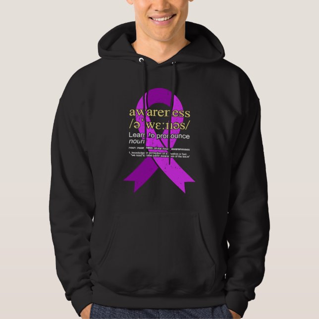 Domestic Violence Awareness  Survivor Hoodie (Framsida)