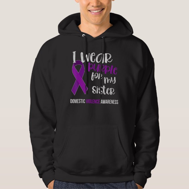 Domestic Violence Awareness Survivor Hoodie (Framsida)
