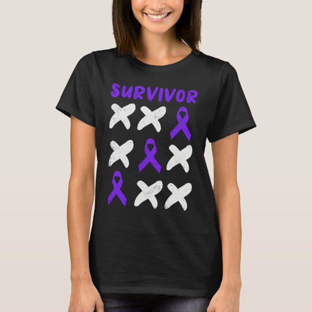Domestic Violence Awareness Survivor T Shirt (Framsida)