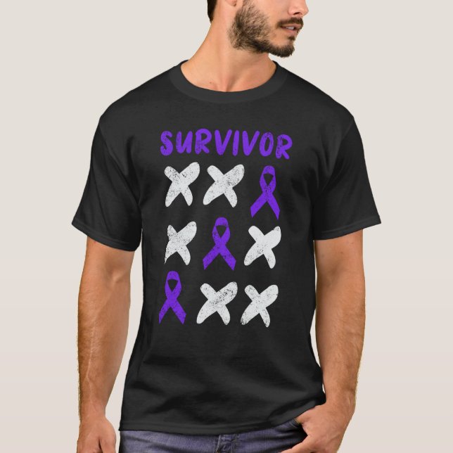 Domestic Violence Awareness Survivor T Shirt (Framsida)