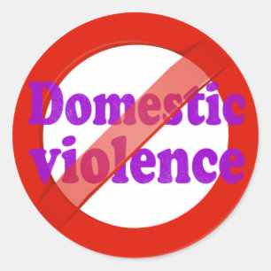 Domestic Violence: Bryt tystnaden Runt Klistermärke