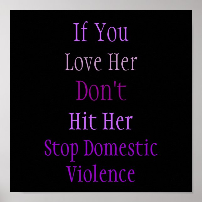 Domestic Violence Poster (Framsidan)