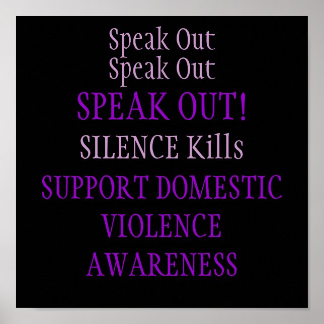 Domestic Violence Poster (Framsidan)