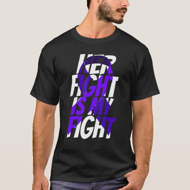 Domestic Violence Ribbon Domestic Violence Awarene T Shirt (Framsida)
