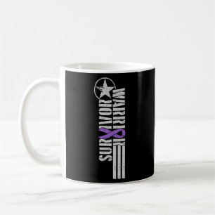 Domestic Violence Survivor - Lila Warrior Awaren Kaffemugg