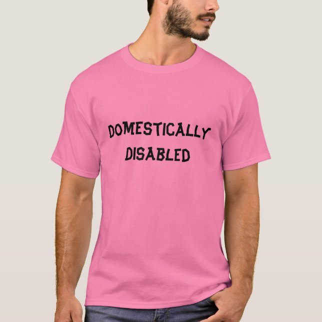 DomesticallyDisabled T-shirt (Framsida)