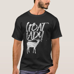 Domesticen Sheperd för get av get Dam T Shirt