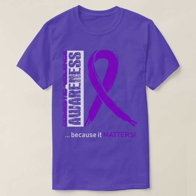Domesticens medvetenhet om våld, eftersom det hand t shirt (Design framsida)