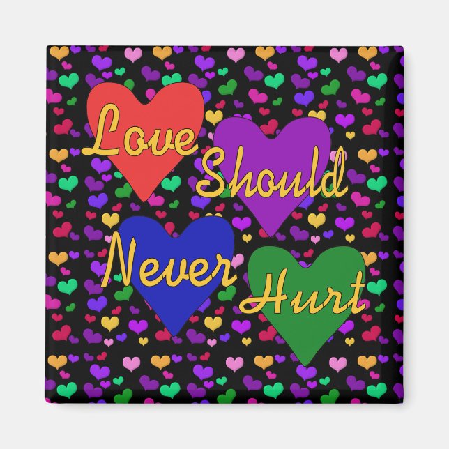 Domesticens medvetenhet om våld magnet (Framsidan)