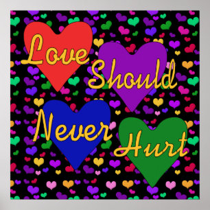 Domesticens medvetenhet om våld poster