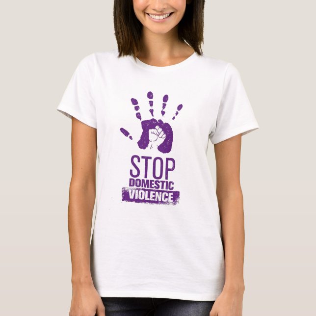 Domesticens medvetenhet om våld t shirt (Framsida)