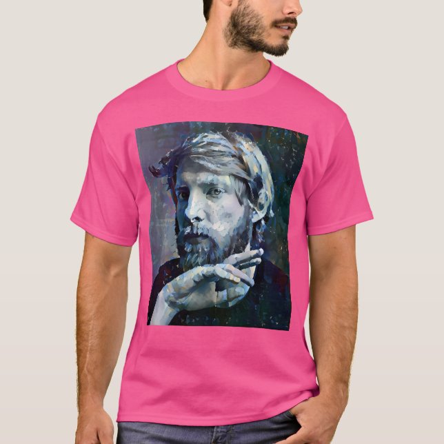 Domhnall Gleeson Porträtt T Shirt (Framsida)