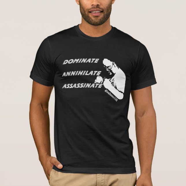 Dominansskjorta Tee Shirt (Framsida)