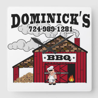 Dominck's BBQ anpassningsbar klocka