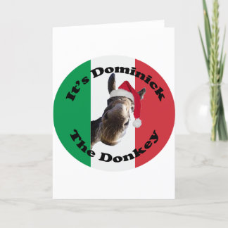 dominera åsnan helgkort