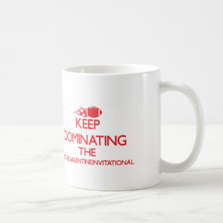 Dominera för behålla kaffemugg