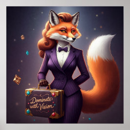 Dominera med vision - Frävkraft för kvinnor Poster