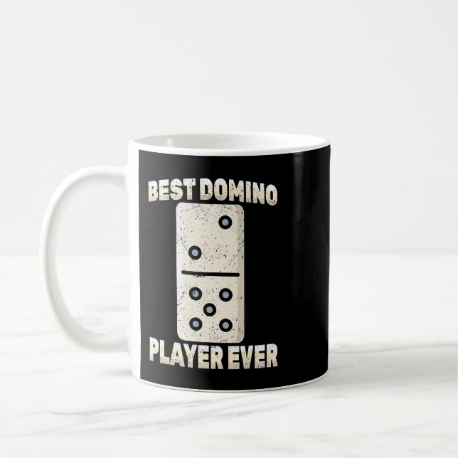 dominerar den bästa dominospelaren någonsin i turn kaffemugg (Vänster)