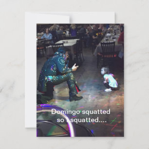 DOMINGO BIRTHDAY SQUAT Card Kort