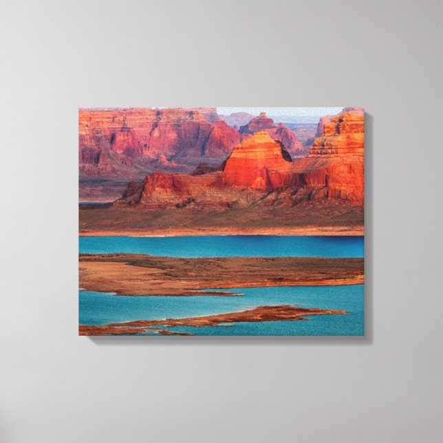 Dominguez Butte & Lake Powell, Utah Canvastryck (Framsida)