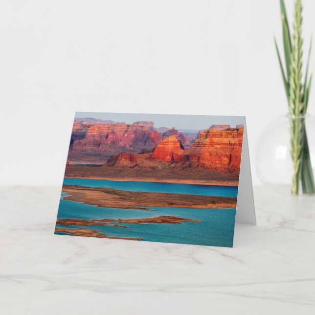 Dominguez Butte & Lake Powell, Utah Kort (Framsida)