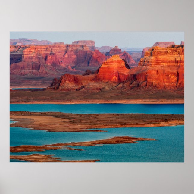 Dominguez Butte & Lake Powell, Utah Poster (Framsidan)
