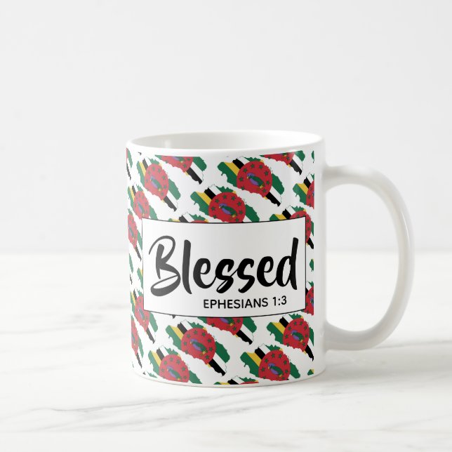 DOMINICA Blsed Ephesian Christian Scripture Kaffemugg (Höger)
