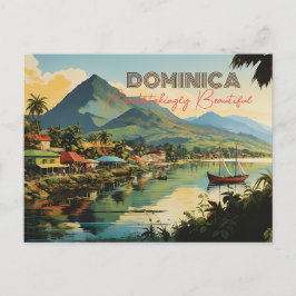 DOMINICA Breattagande vackert POSTCARD Vykort