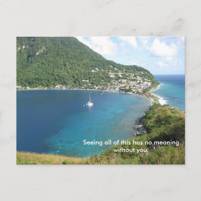 Dominica-bukten Vykort (Framsida)